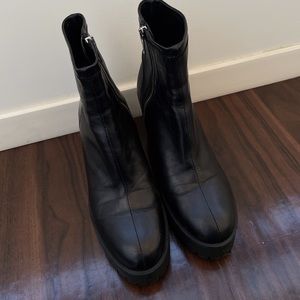 ZARA Platform Boots Size 38